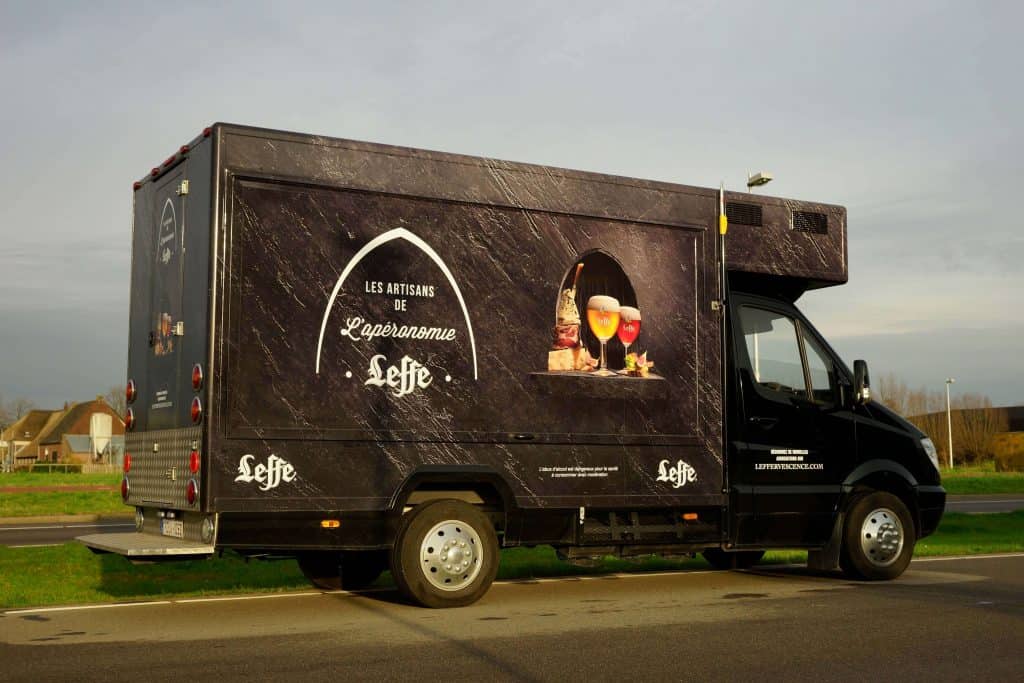 Leffe case - Bar and beer trucks - Food Truck Company