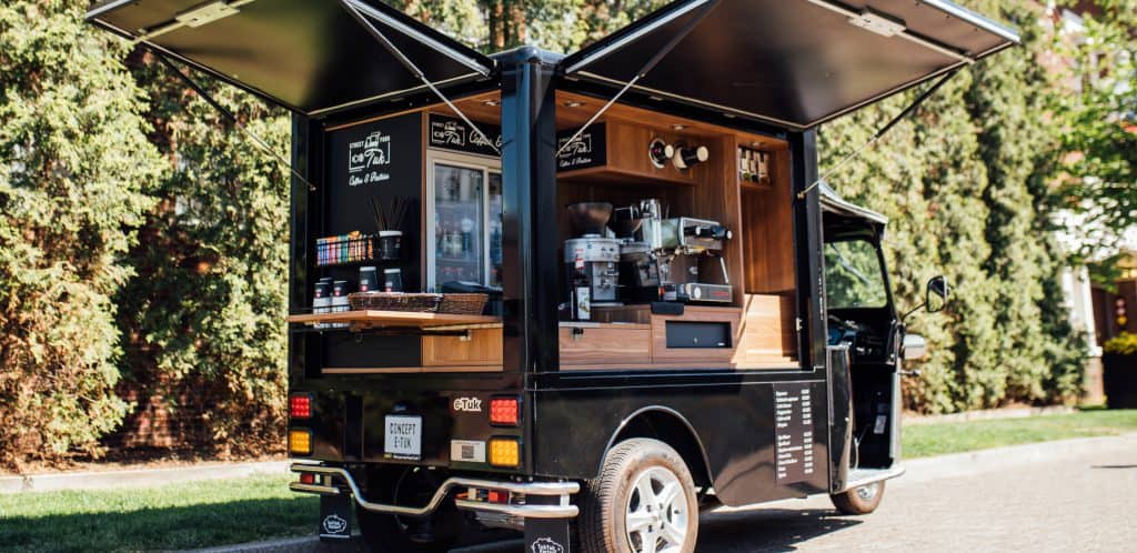 Restaurant Noble case - Custom-made coffee truck - Food Truck Company