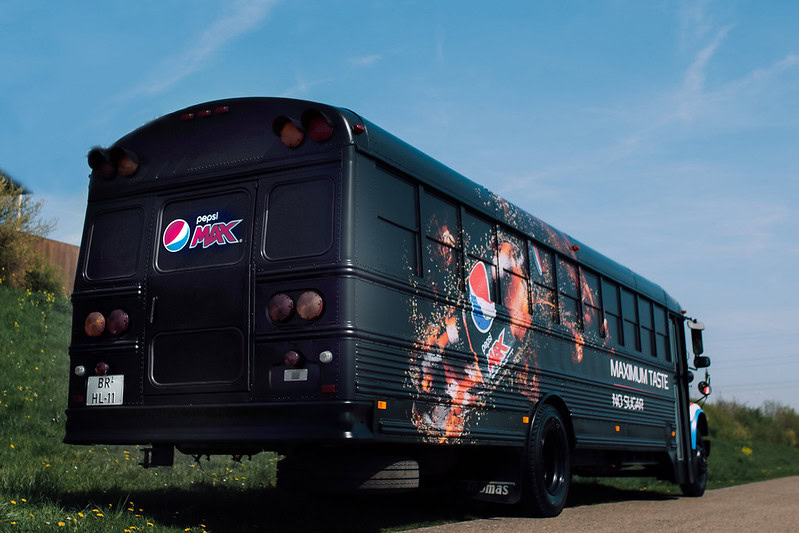 Pepsi MAX case - Large scale food truck - Food Truck Company